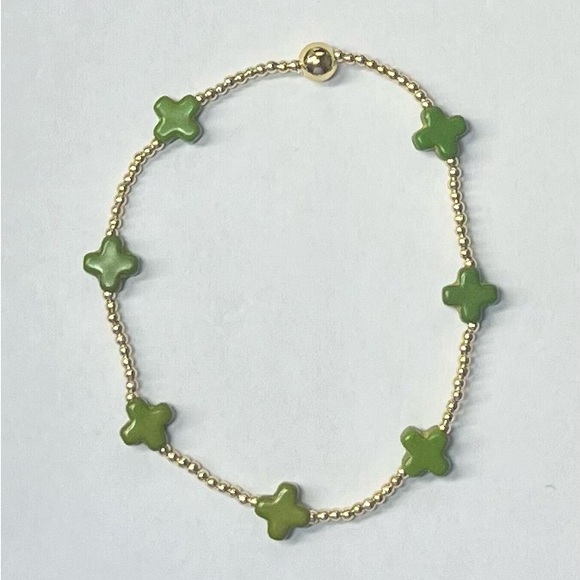 Gold beaded bracelets - Picture 5 of 14